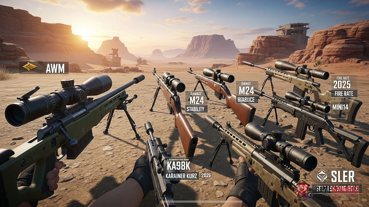 BGMI Best Long-Range Weapons 2025